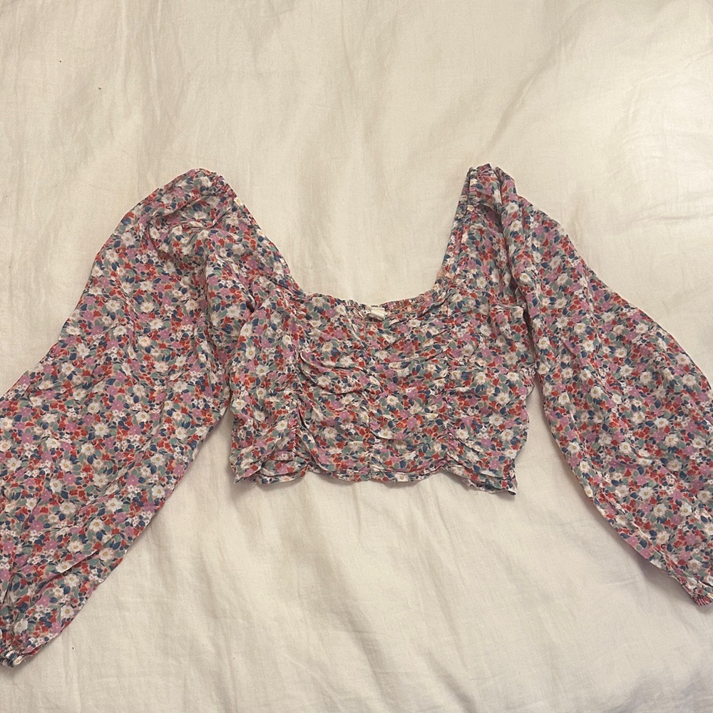 Billabong x The Salty Blonde Cropped Shirt